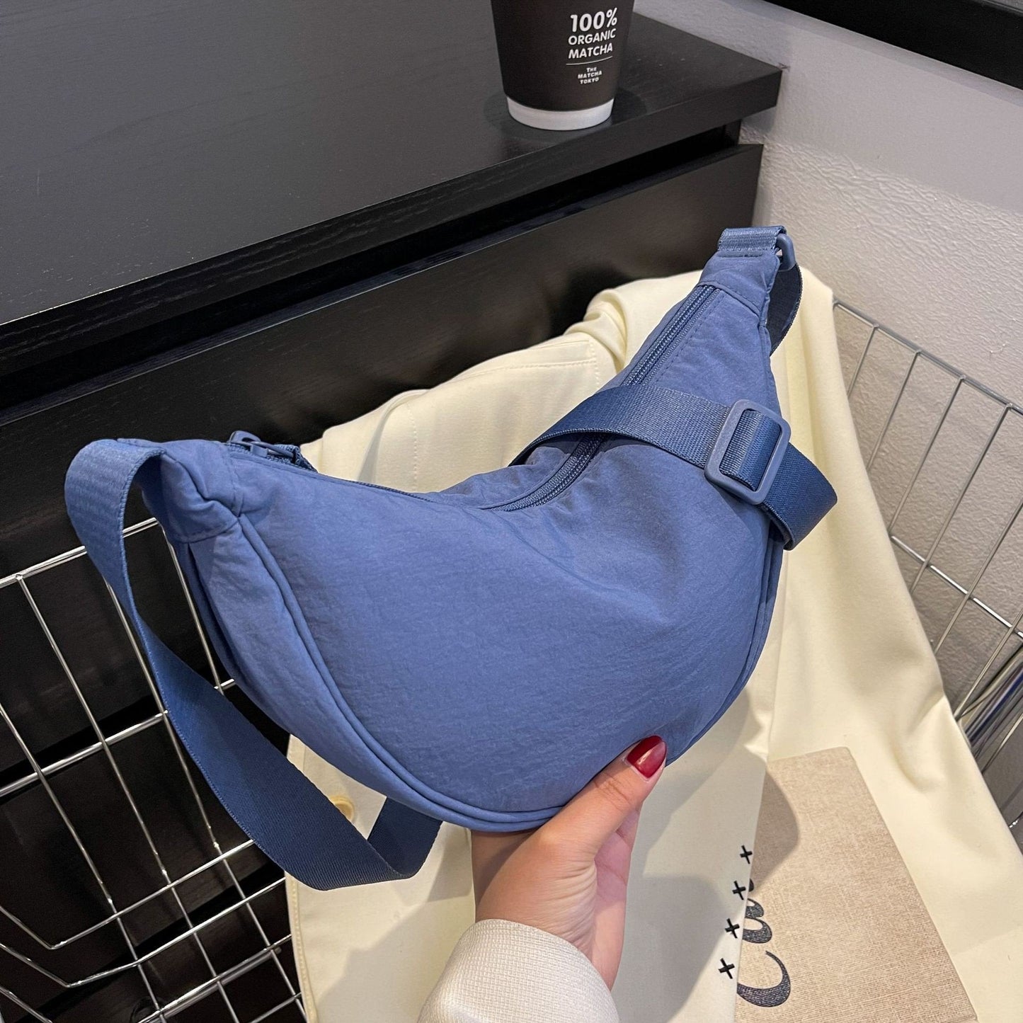 Simple Women Dumpling Crossbody Bag